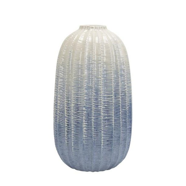 Benzara Ceramic Round Covered Storage Decorative Boxes Blue/Stone Gray Benzara Ceramic Round Covered Storage Decorative Boxes Blue/Stone Gray